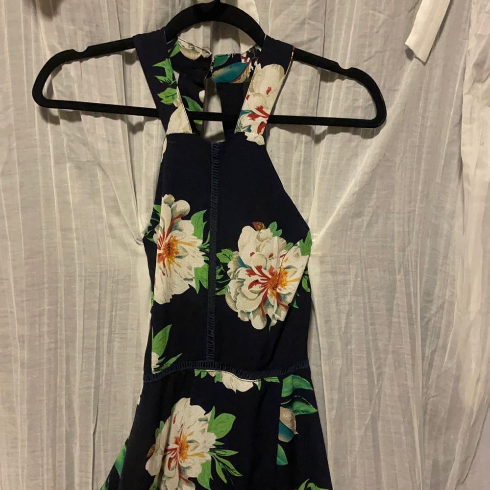 Long Floral Print Summer Dress.